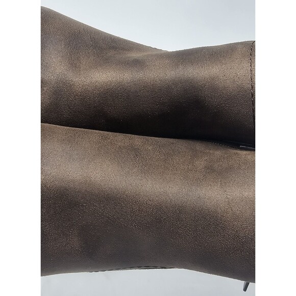 Bella Vita Bobbi Comfort Brown Ankle Size Zip Booties Faux Suede Size 11 - Picture 13 of 13